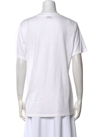 Anine Bing Crew Neck Short Sleeve T-Shirt