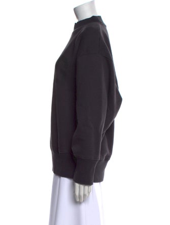 Anine Bing Mock Neck Long Sleeve Sweatshirt