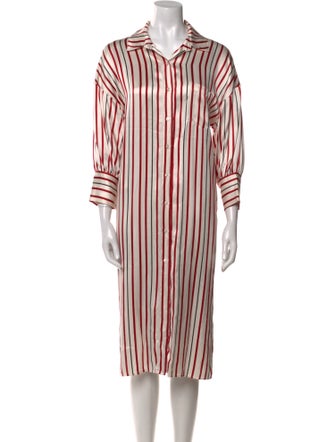 Anine Bing Silk Midi Length Dress