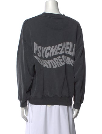 Anine Bing Crew Neck Long Sleeve Sweatshirt