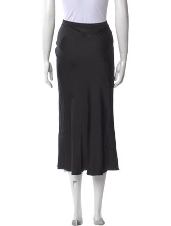 Anine Bing Silk Midi Length Skirt