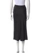 Anine Bing Silk Midi Length Skirt