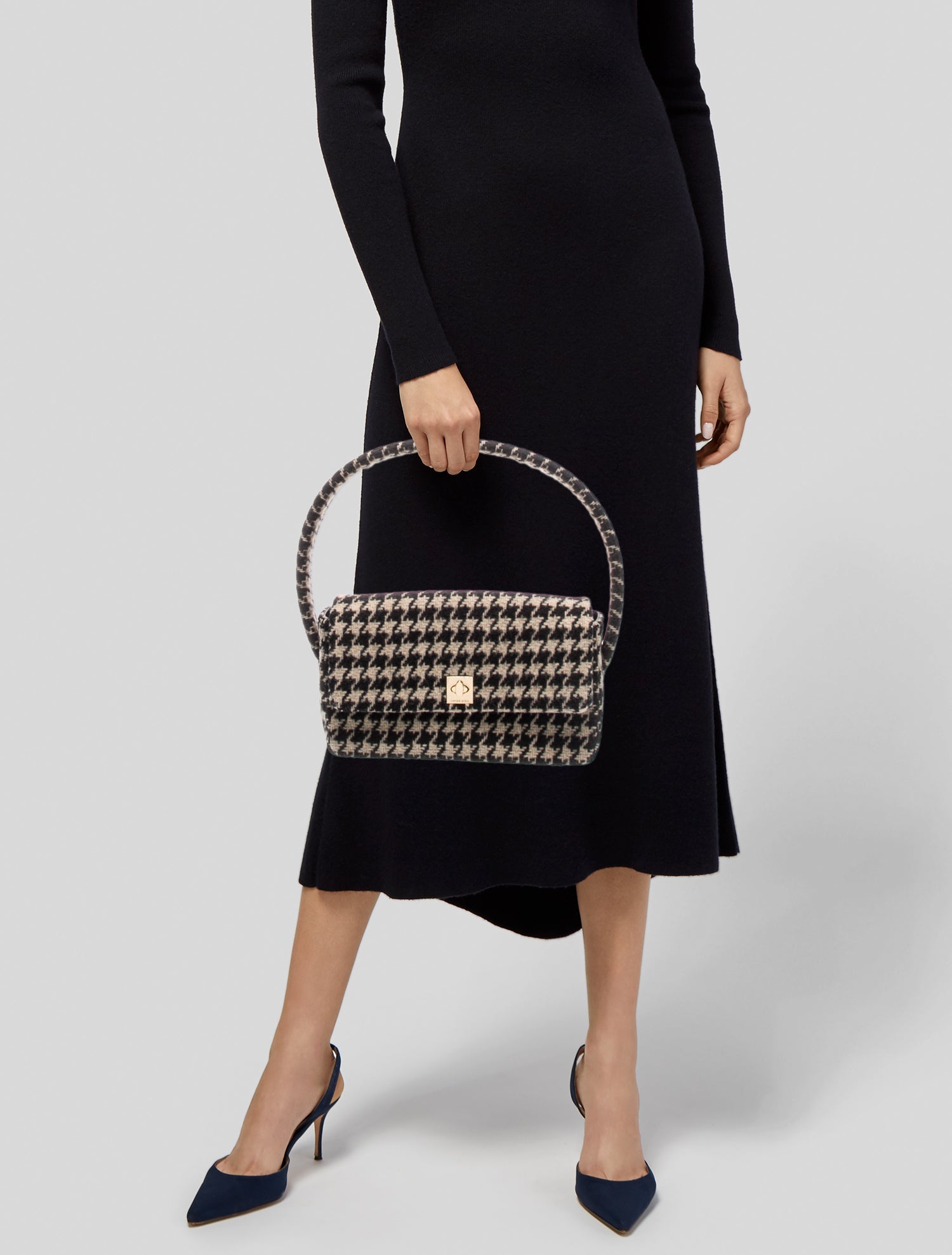 Anine Bing Wool Shoulder Bag