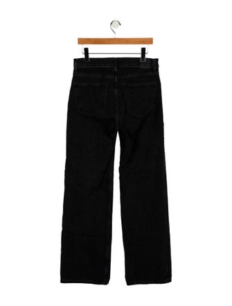 Anine Bing High-Rise Straight Leg Jeans