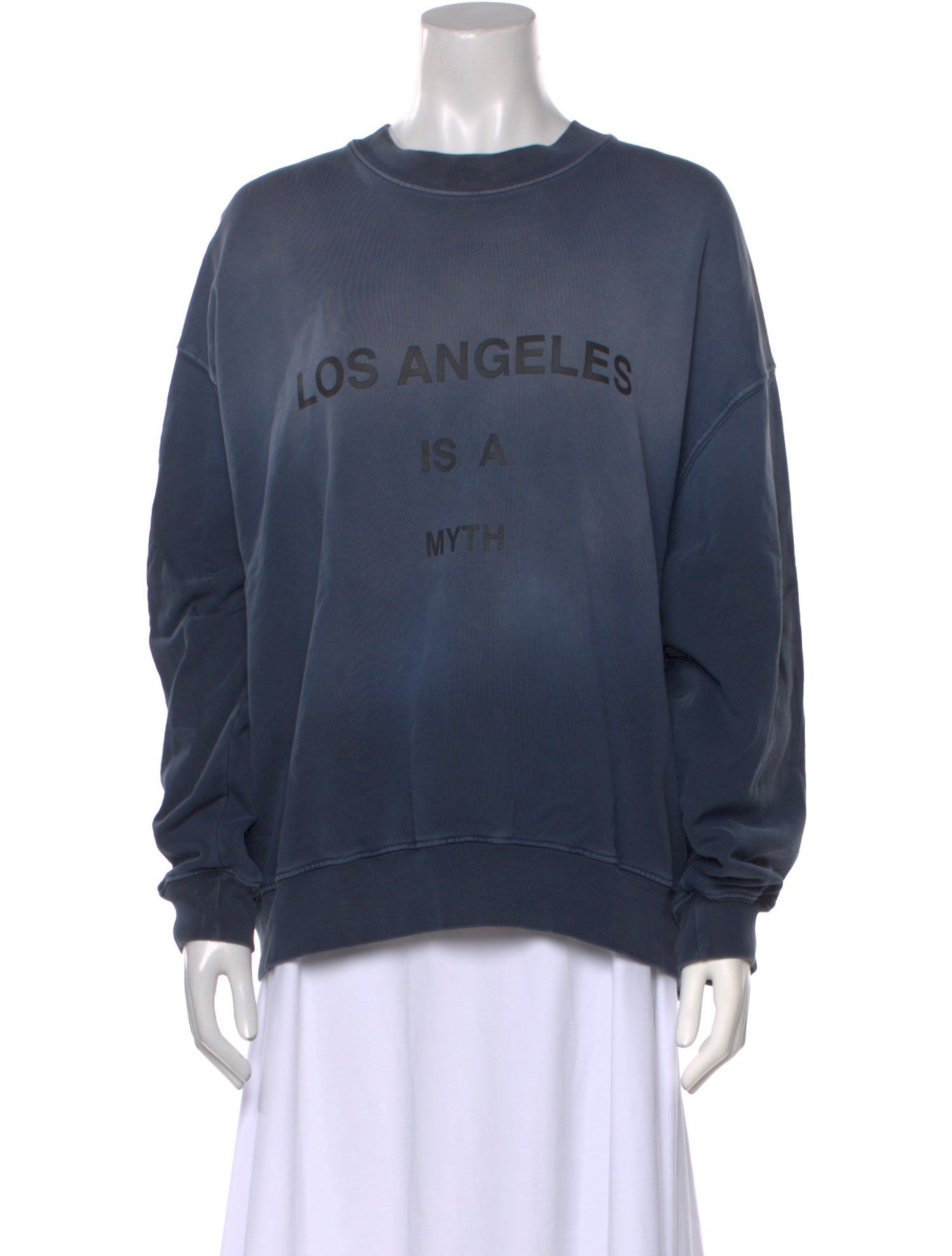 Anine Bing Graphic Print Crew Neck Sweatshirt