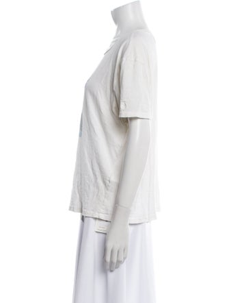 Anine Bing Graphic Print Crew Neck T-Shirt