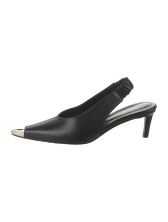 Anine Bing Leather Slingback Pumps