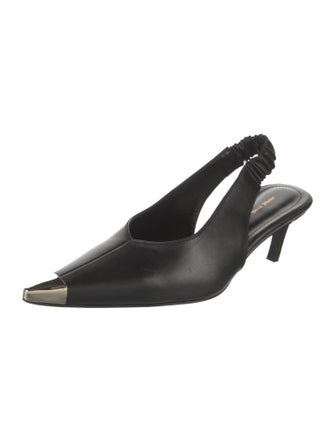 Anine Bing Leather Slingback Pumps
