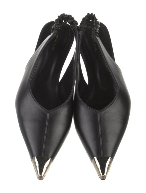 Anine Bing Leather Slingback Pumps