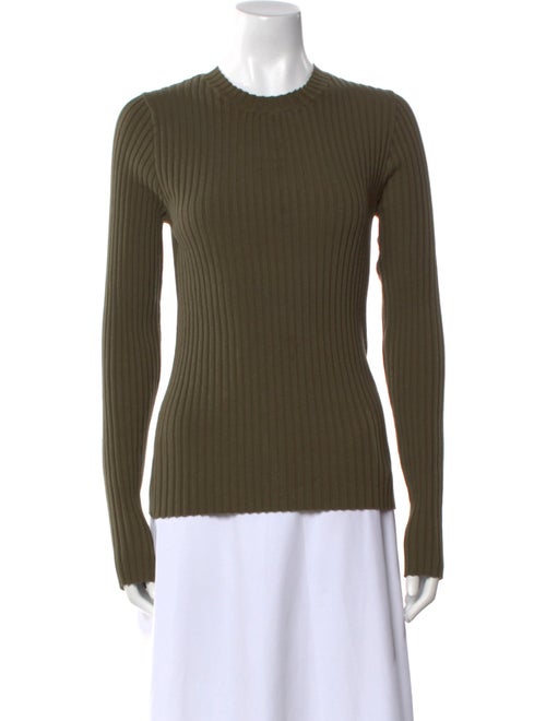 Anine Bing Crew Neck Long Sleeve Top