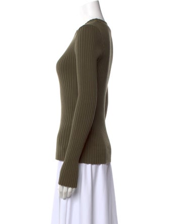 Anine Bing Crew Neck Long Sleeve Top