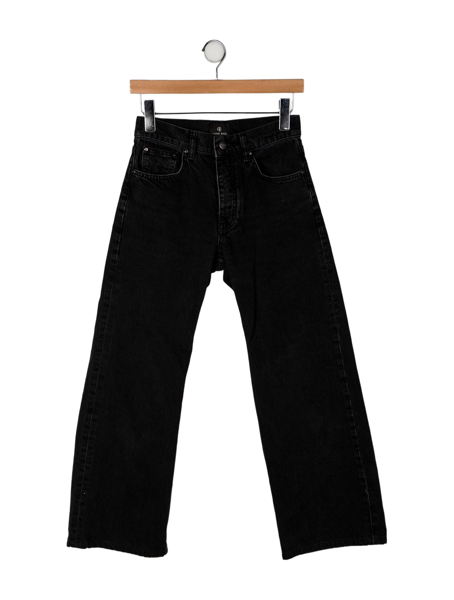 Anine Bing High-Rise Wide Leg Jeans