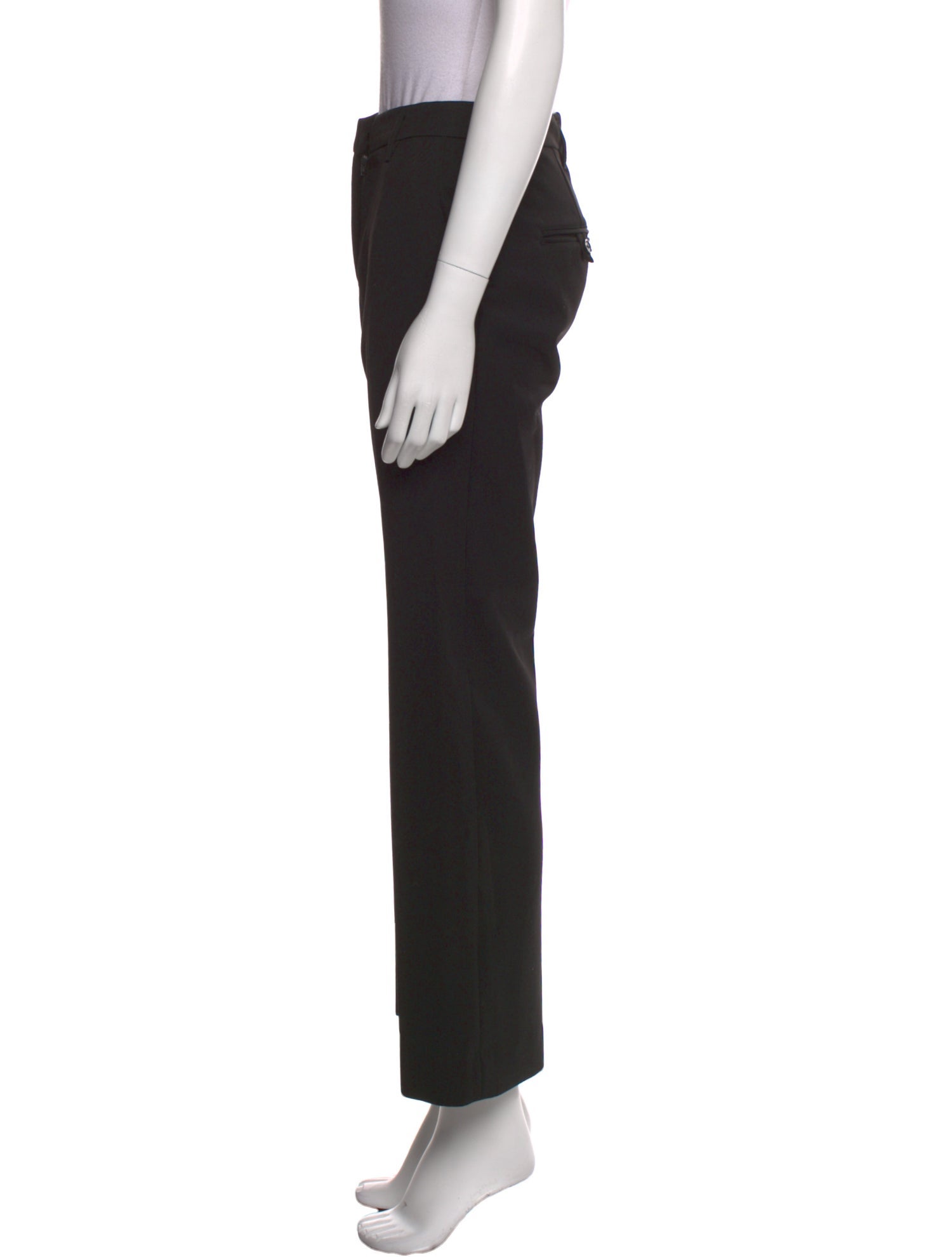 Anine Bing Wool Straight Leg Pants