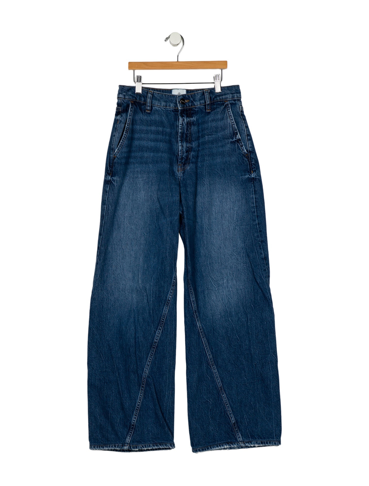 Anine Bing High-Rise Wide Leg Jeans
