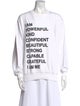 Anine Bing Graphic Print Crew Neck Sweatshirt