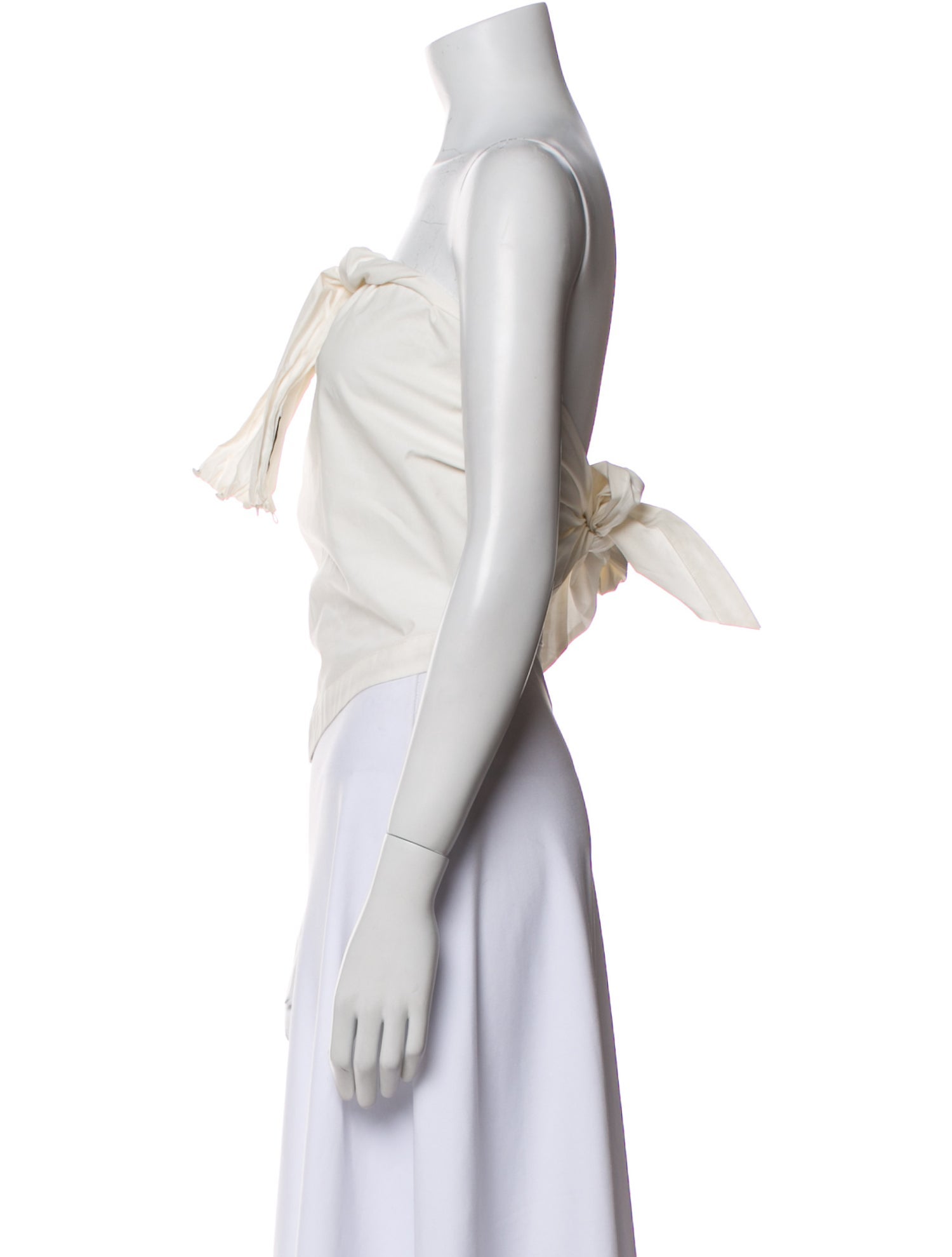 Anine Bing Strapless Crop Top