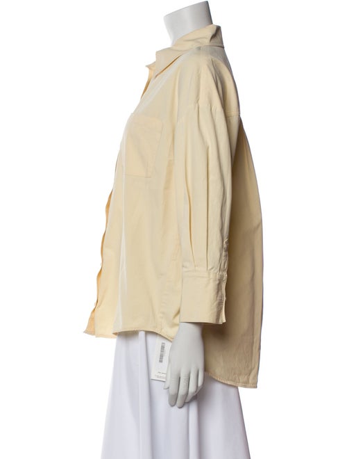 Anine Bing Three-Quarter Sleeve Button-Up Top