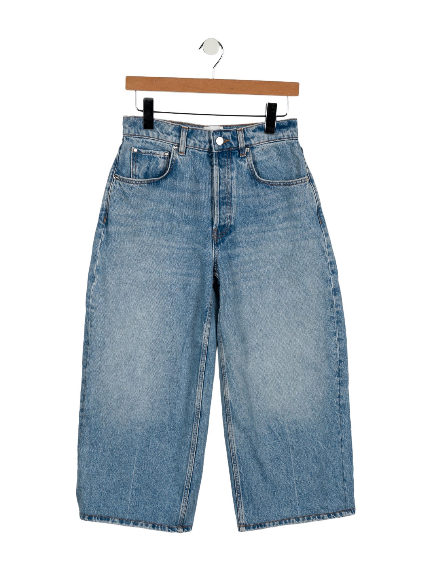 Anine Bing High-Rise Wide Leg Jeans