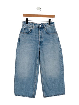 Anine Bing High-Rise Wide Leg Jeans