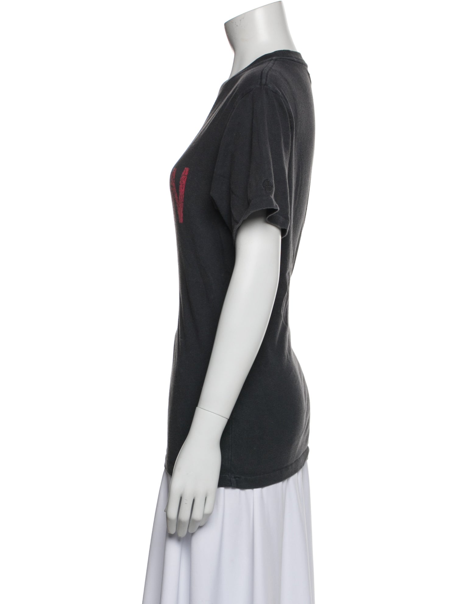 Anine Bing Graphic Print Crew Neck T-Shirt