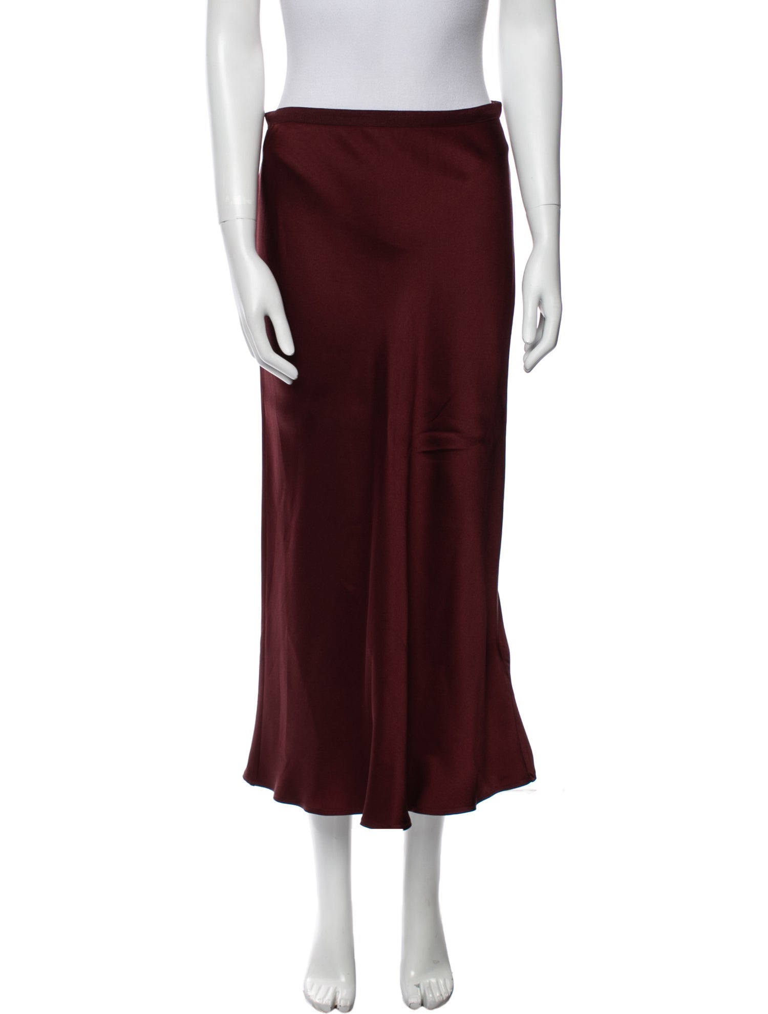 Anine Bing Silk Midi Length Skirt