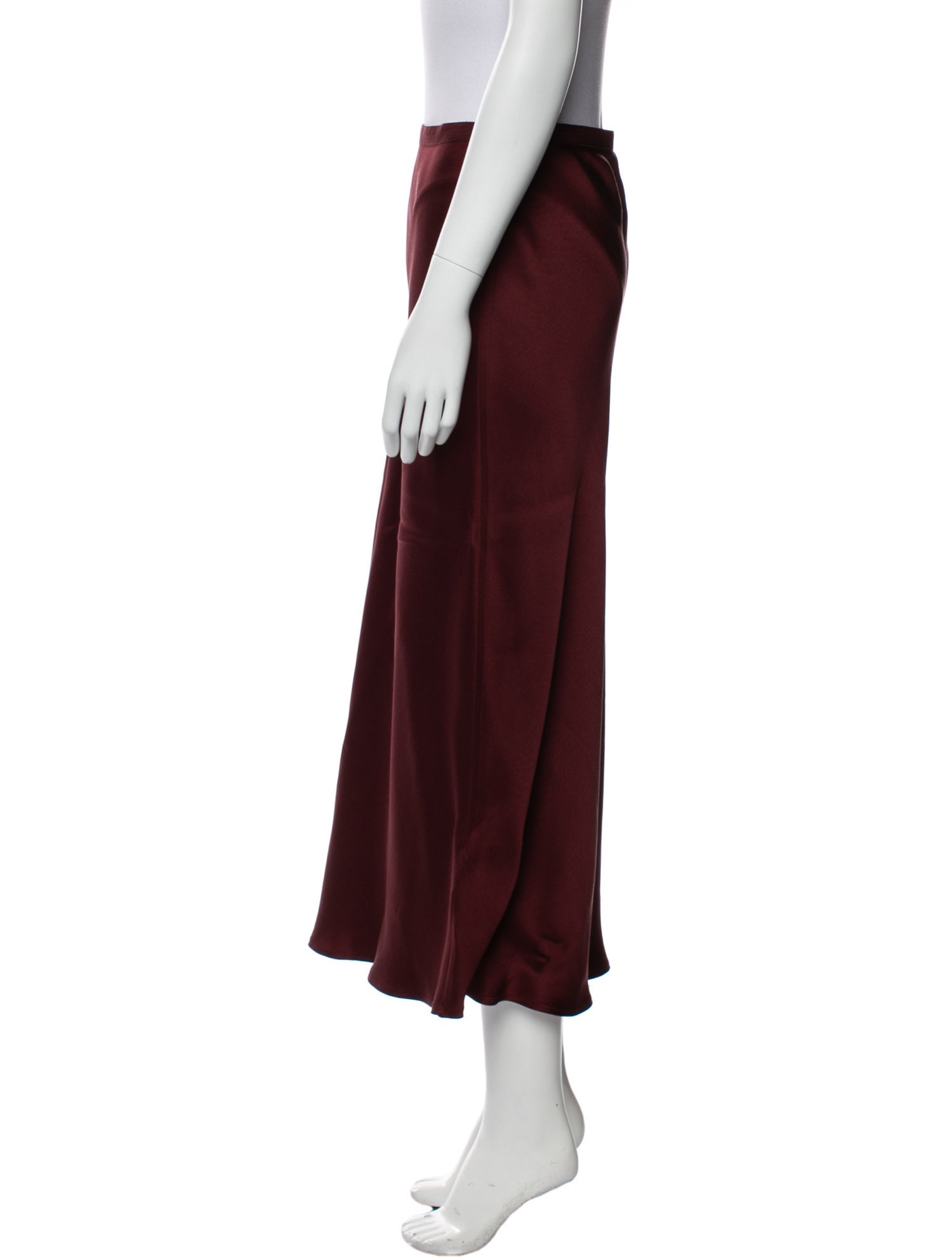 Anine Bing Silk Midi Length Skirt