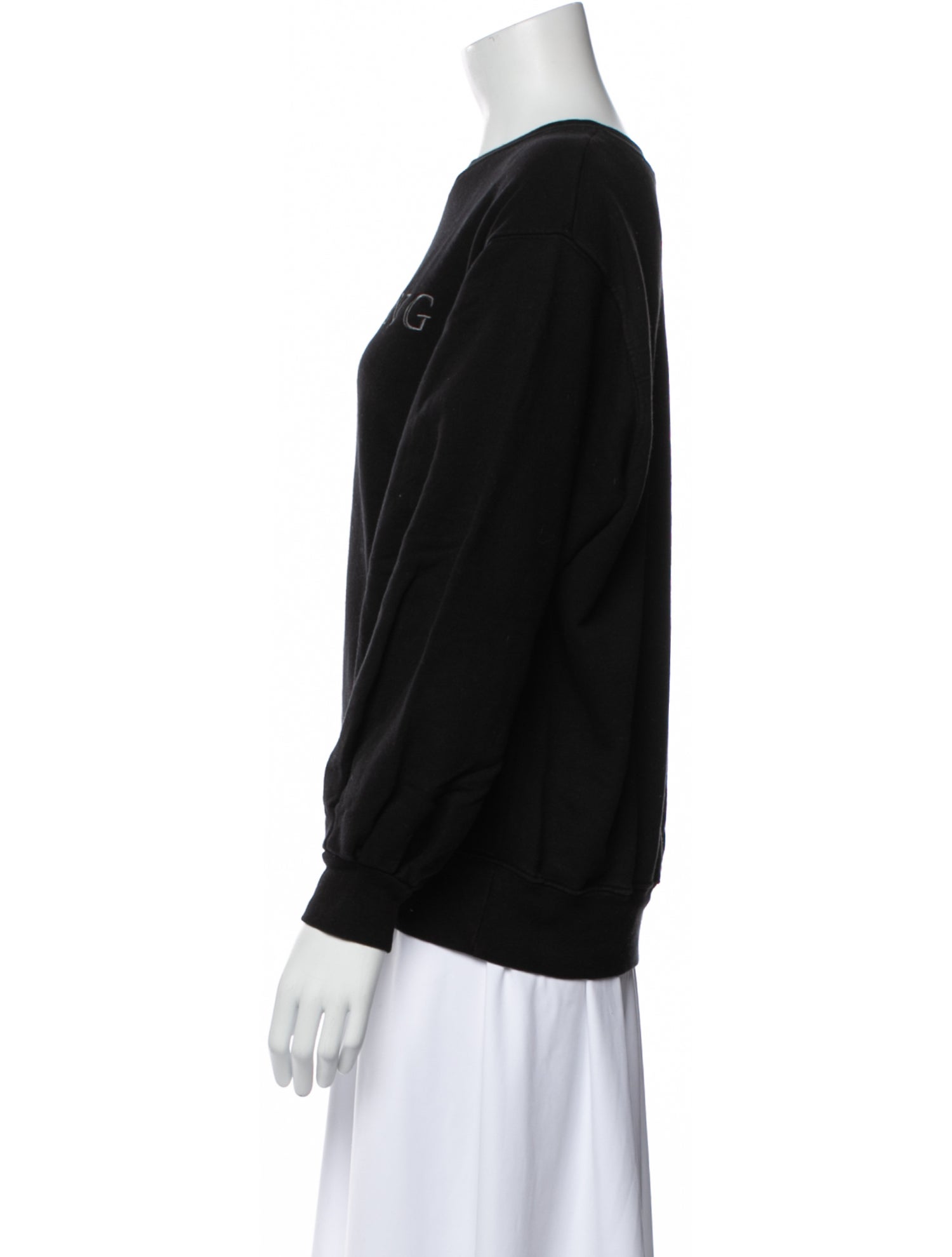 Anine Bing Graphic Print Crew Neck Sweatshirt