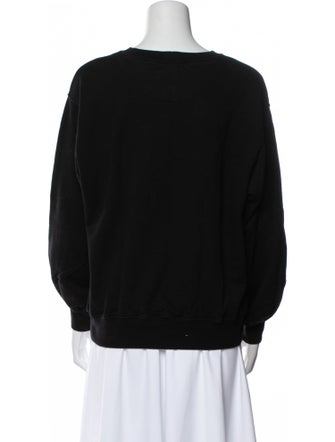 Anine Bing Graphic Print Crew Neck Sweatshirt