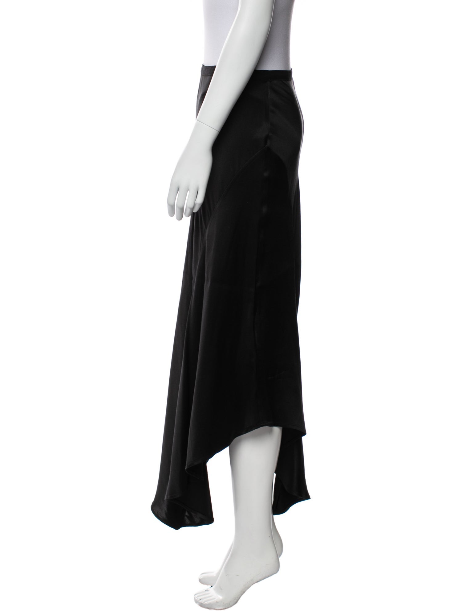 Anine Bing Silk Midi Length Skirt