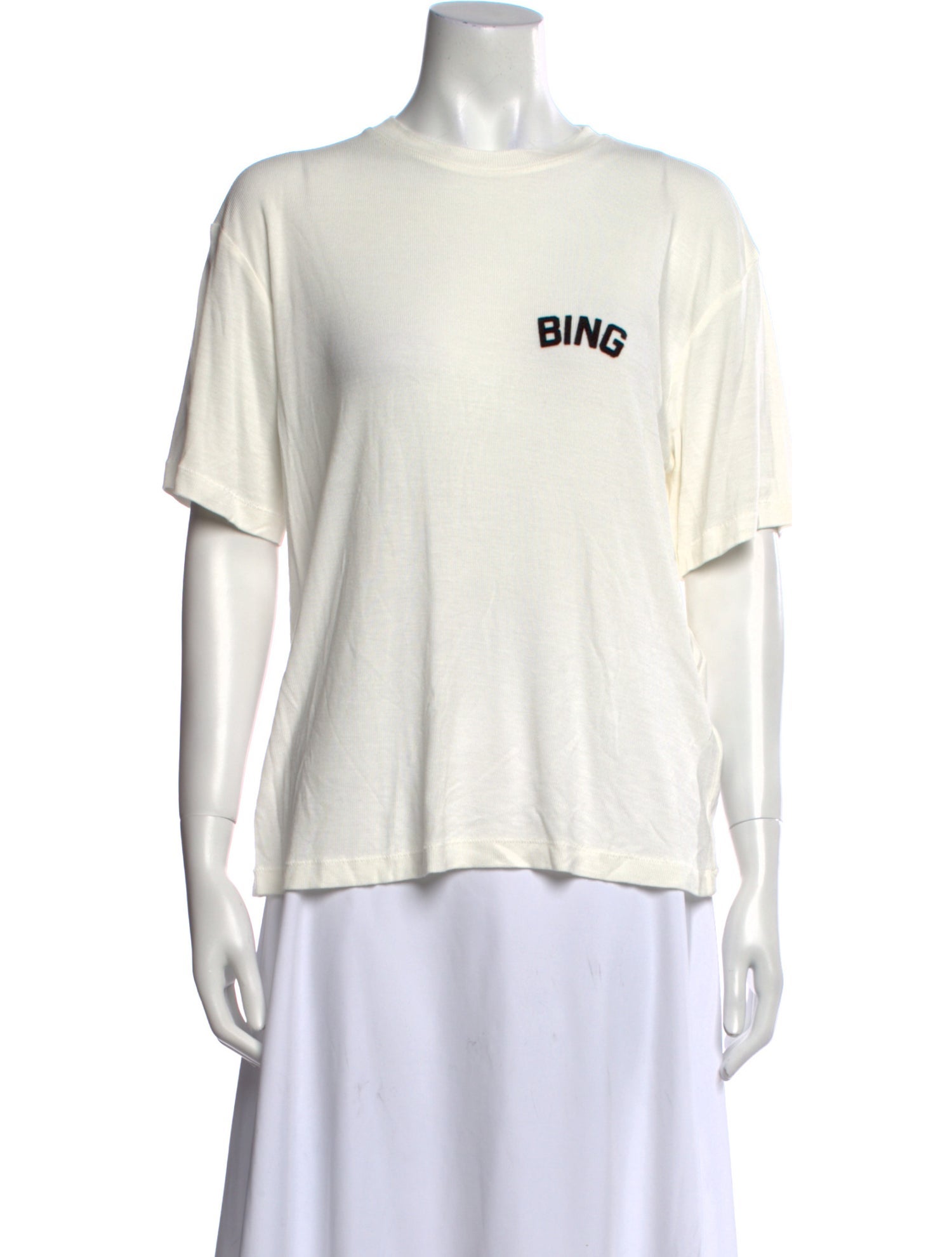 Anine Bing Graphic Print Crew Neck T-Shirt