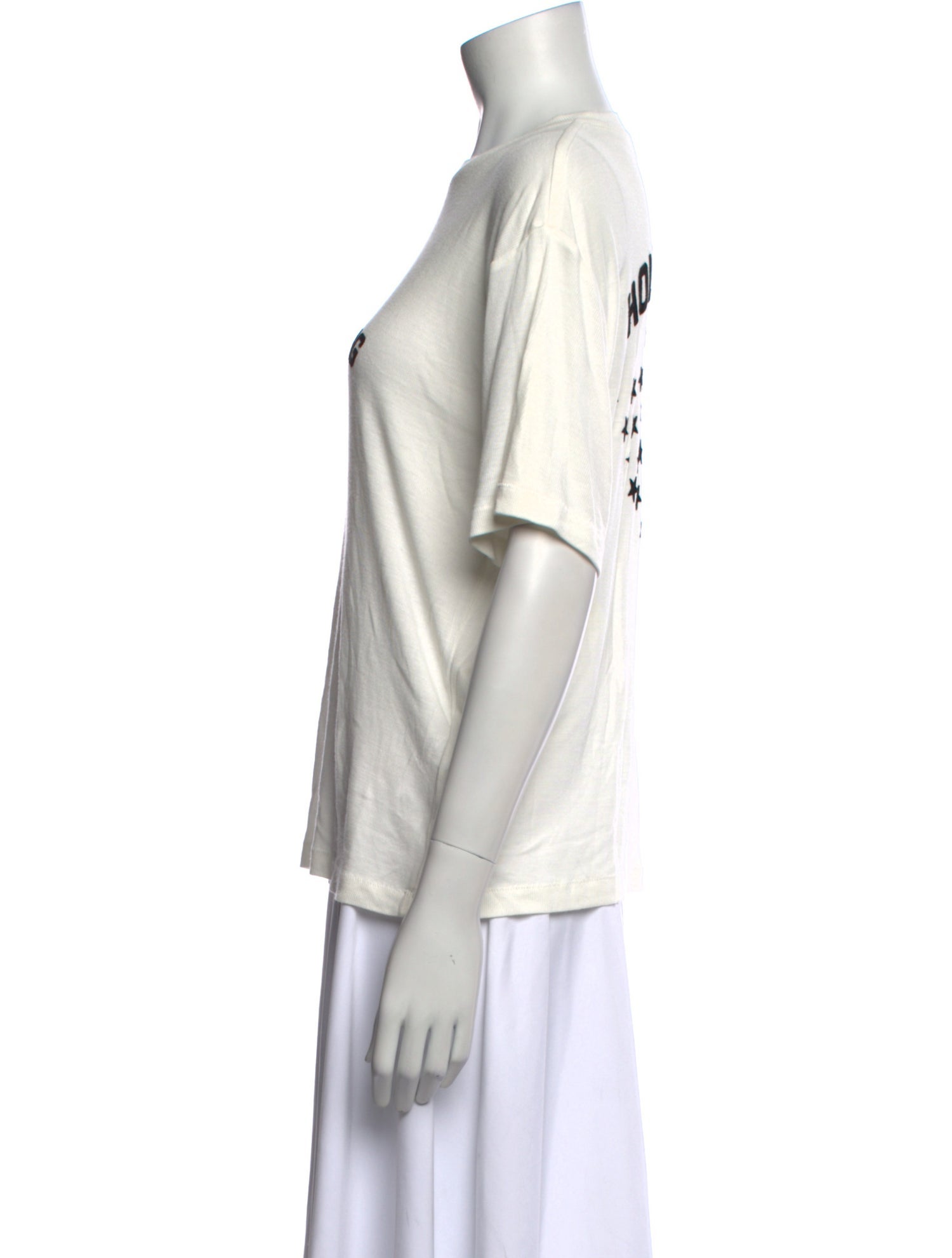 Anine Bing Graphic Print Crew Neck T-Shirt