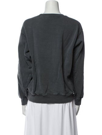 Anine Bing Graphic Print Crew Neck Sweatshirt