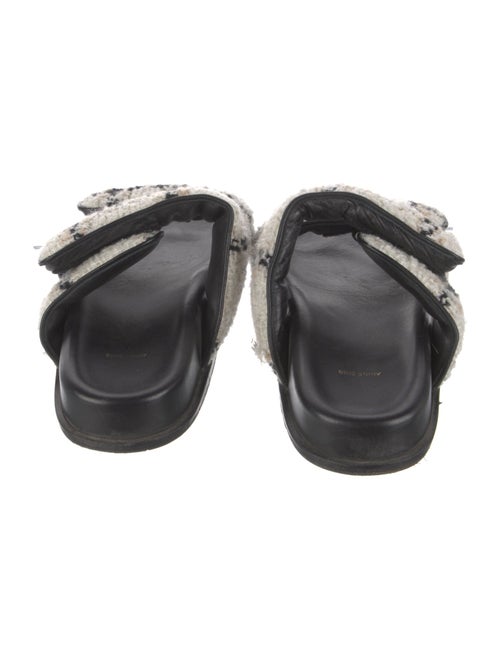 Anine Bing Tweed Tweed Pattern Slides