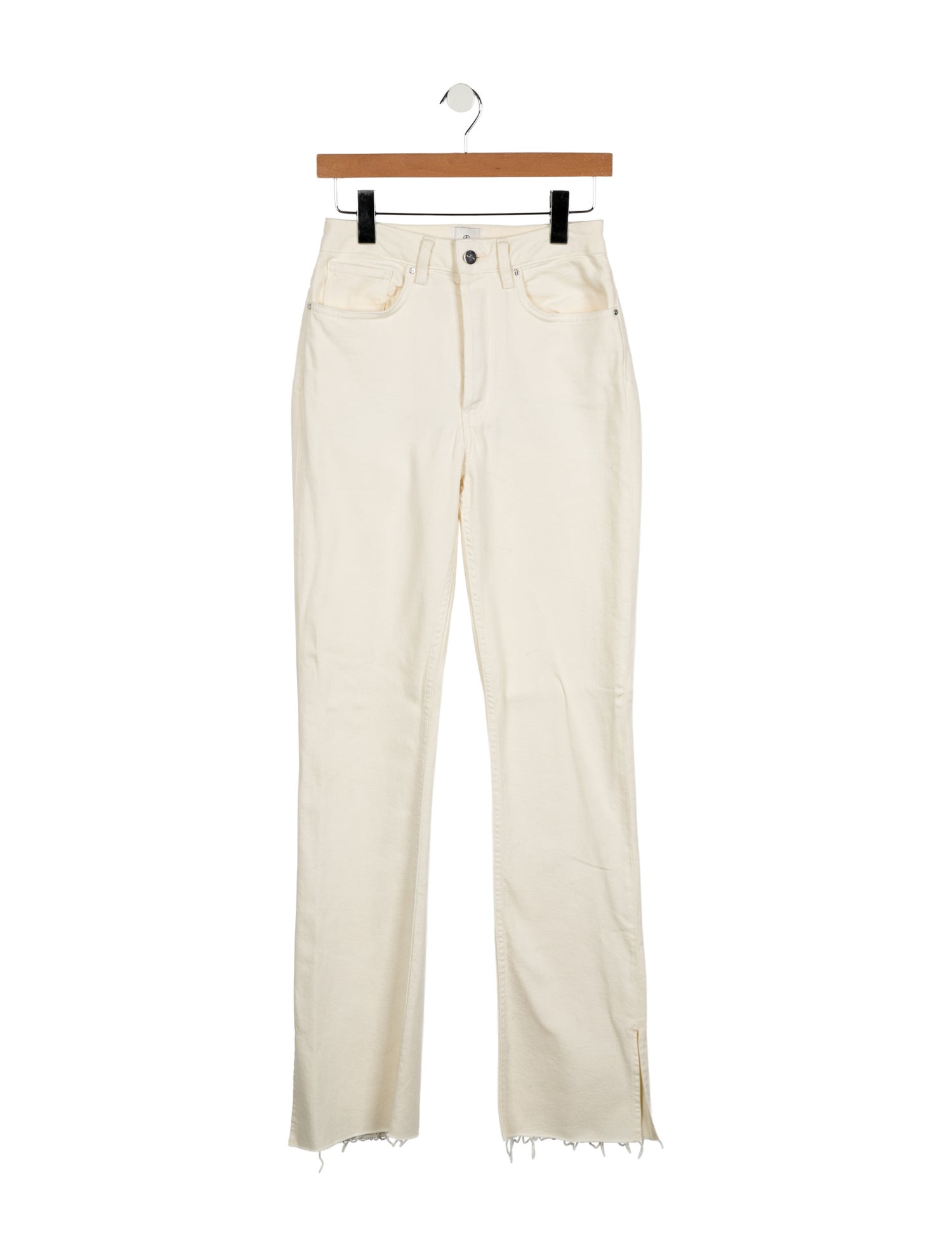 Anine Bing High-Rise Straight Leg Jeans