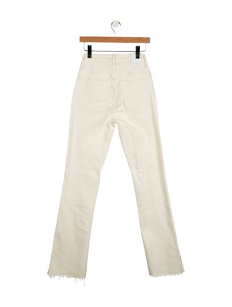 Anine Bing High-Rise Straight Leg Jeans