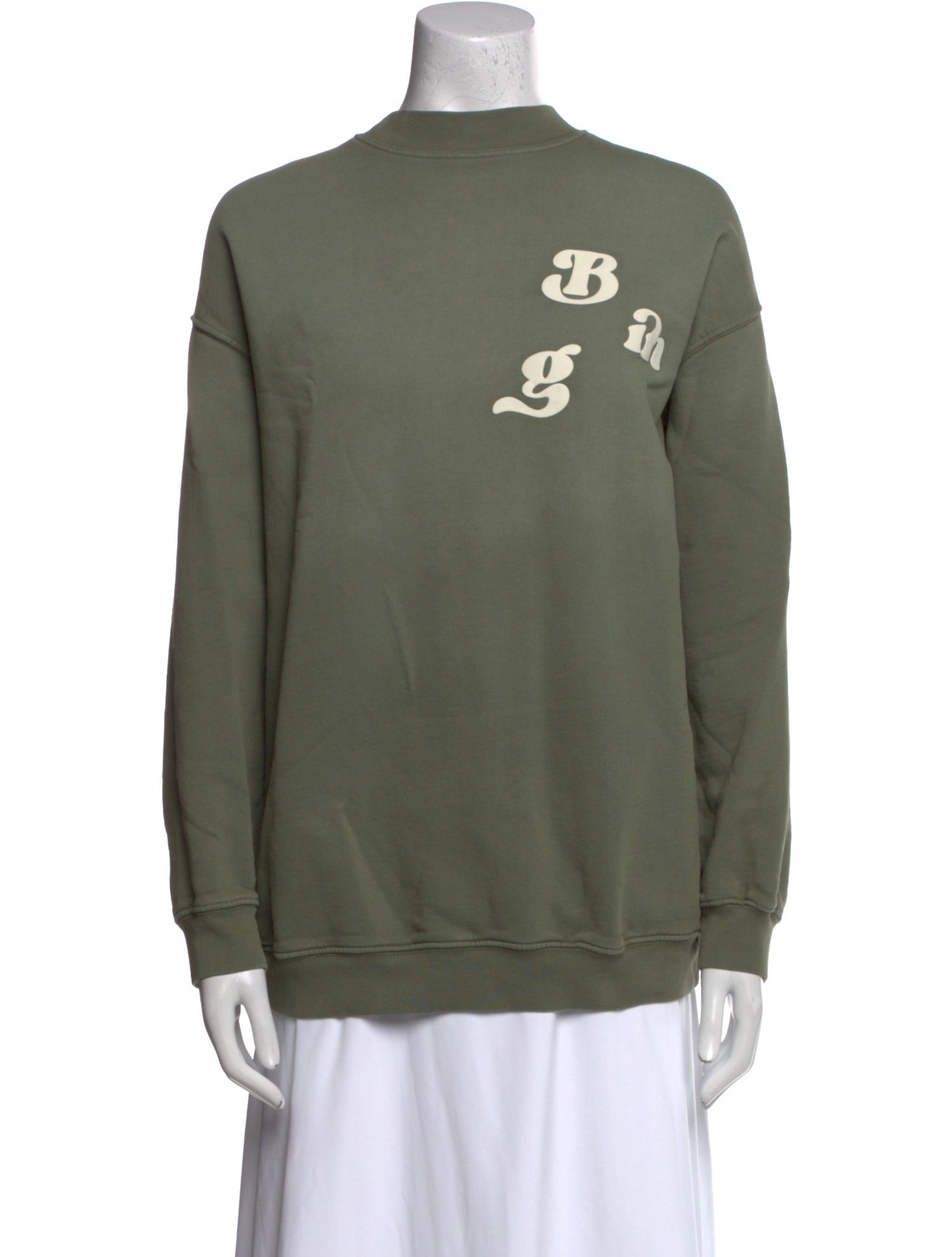 Anine Bing Graphic Print Crew Neck Sweatshirt