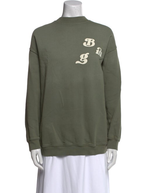 Anine Bing Graphic Print Crew Neck Sweatshirt