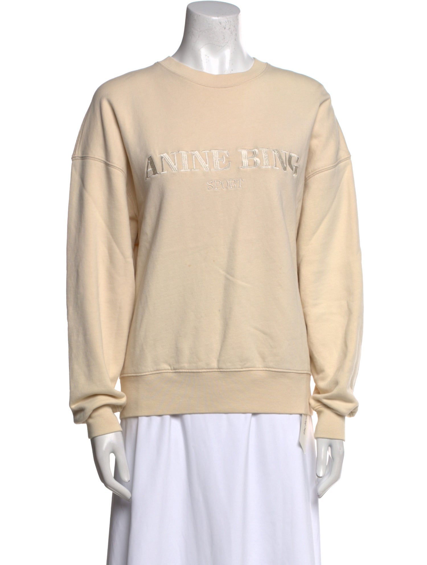 Anine Bing Crew Neck Long Sleeve Sweatshirt