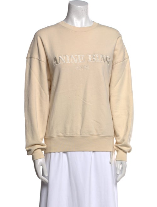 Anine Bing Crew Neck Long Sleeve Sweatshirt