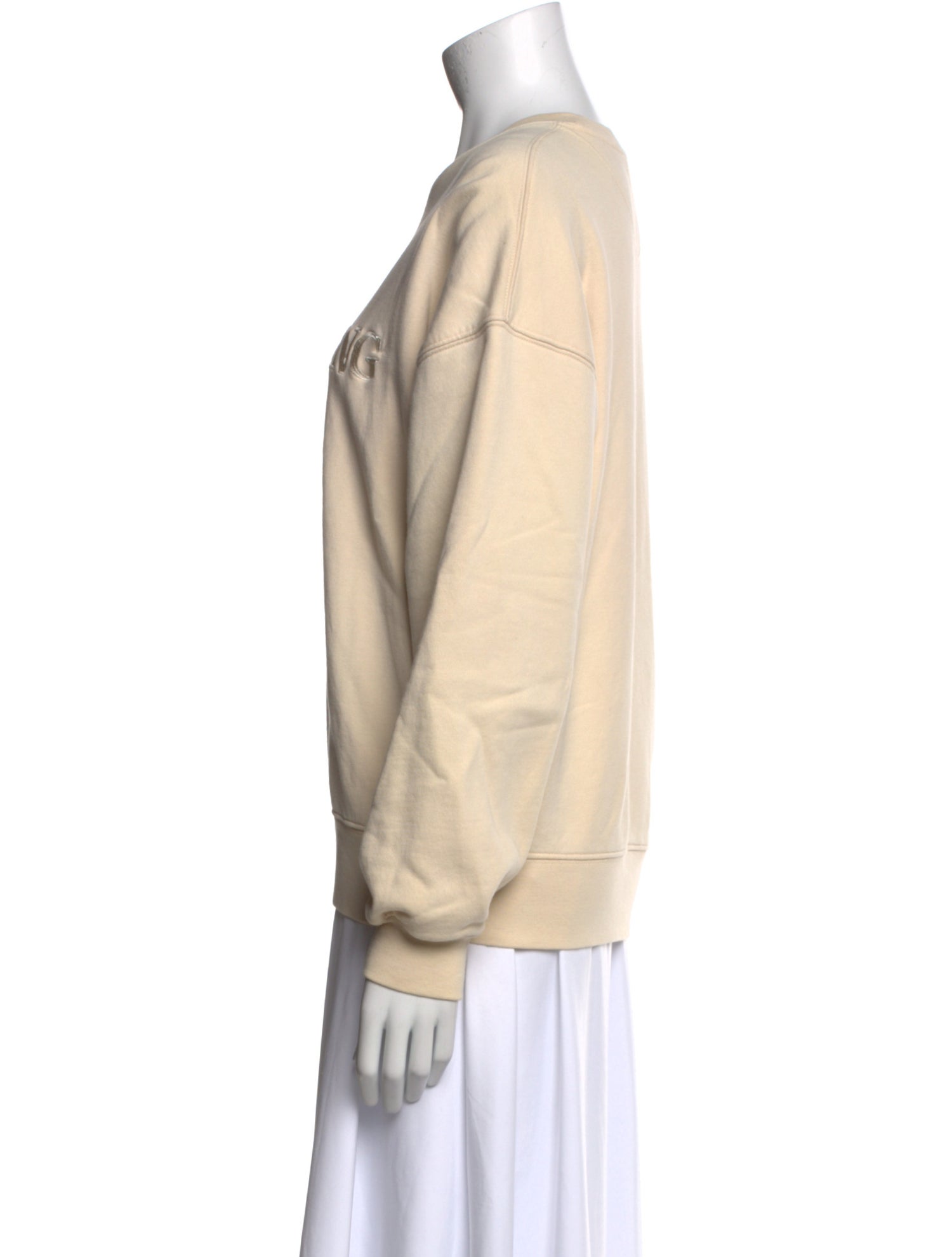 Anine Bing Crew Neck Long Sleeve Sweatshirt