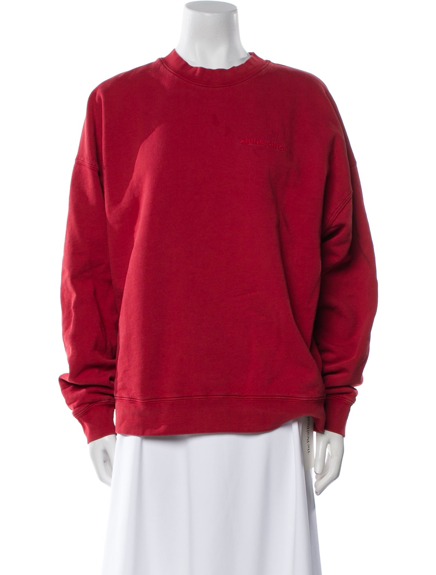 Anine Bing Crew Neck Long Sleeve Sweatshirt