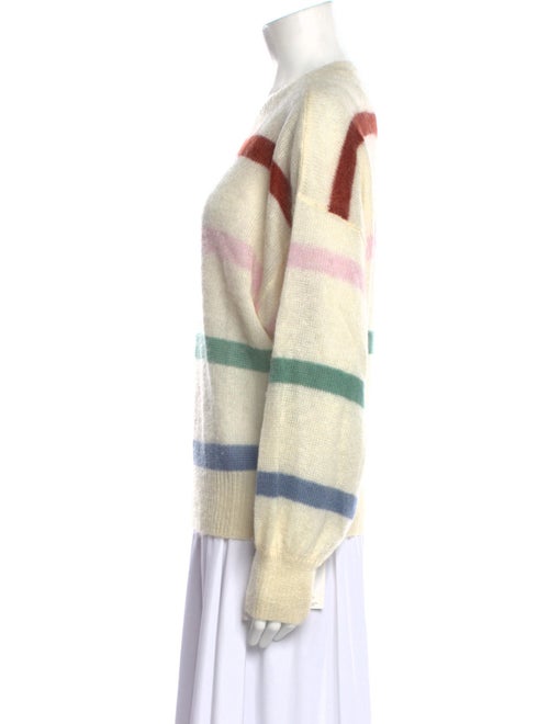 Anine Bing Striped Crew Neck Sweater