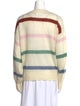 Anine Bing Striped Crew Neck Sweater