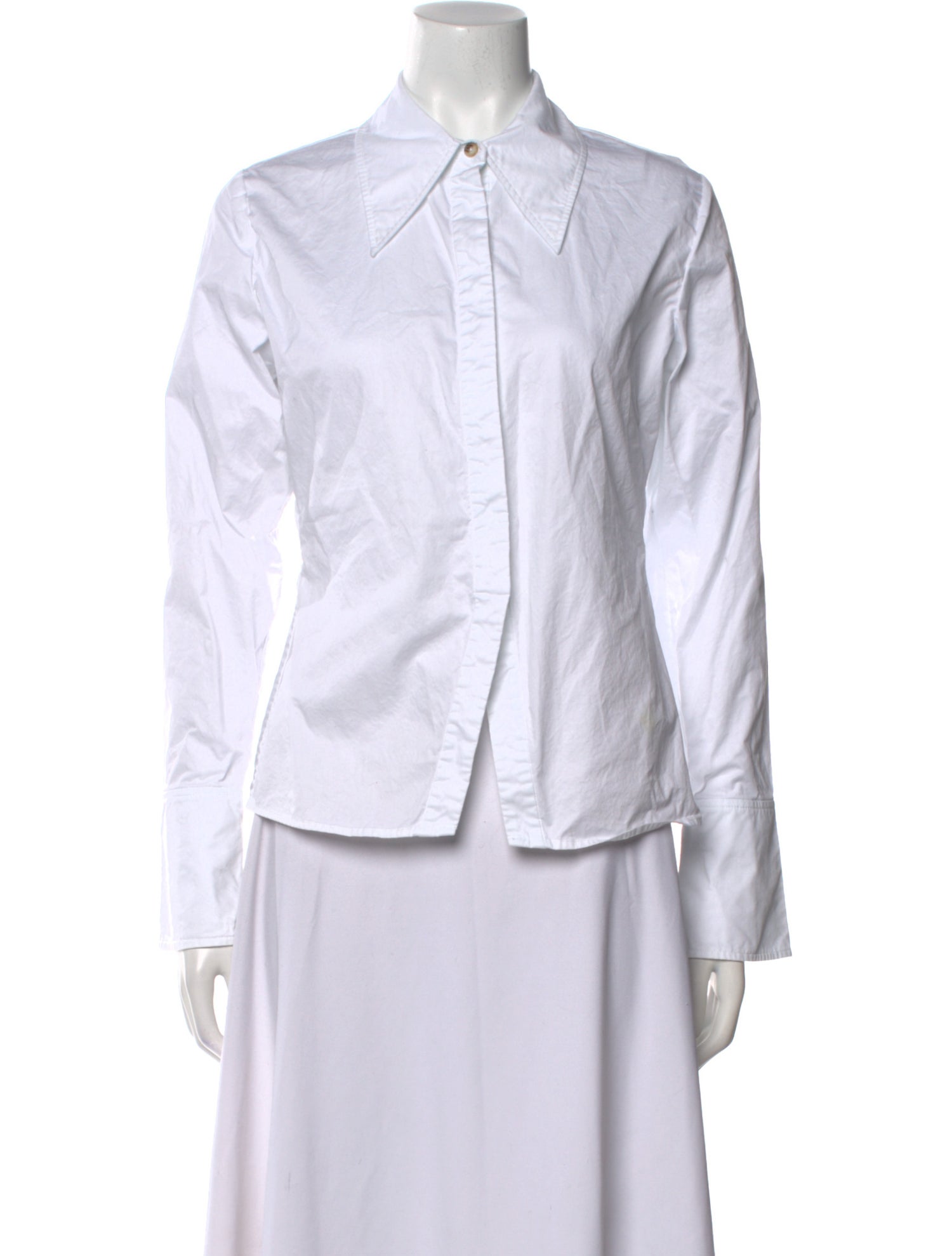 Anine Bing Long Sleeve Button-Up Top
