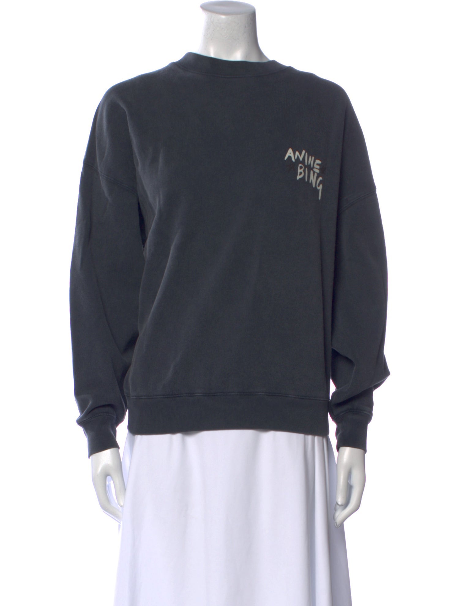 Anine Bing Crew Neck Long Sleeve Sweatshirt w/ Tags
