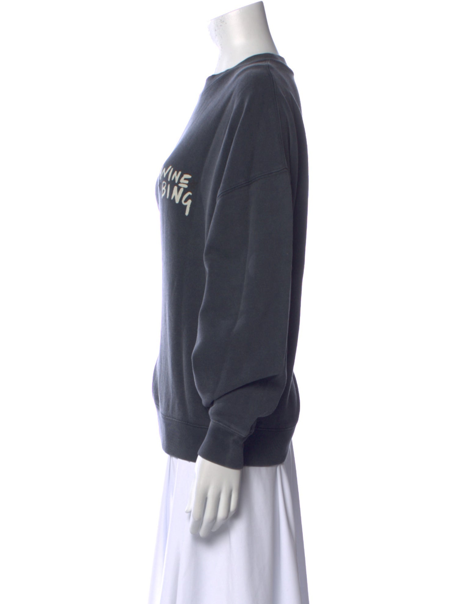 Anine Bing Crew Neck Long Sleeve Sweatshirt w/ Tags