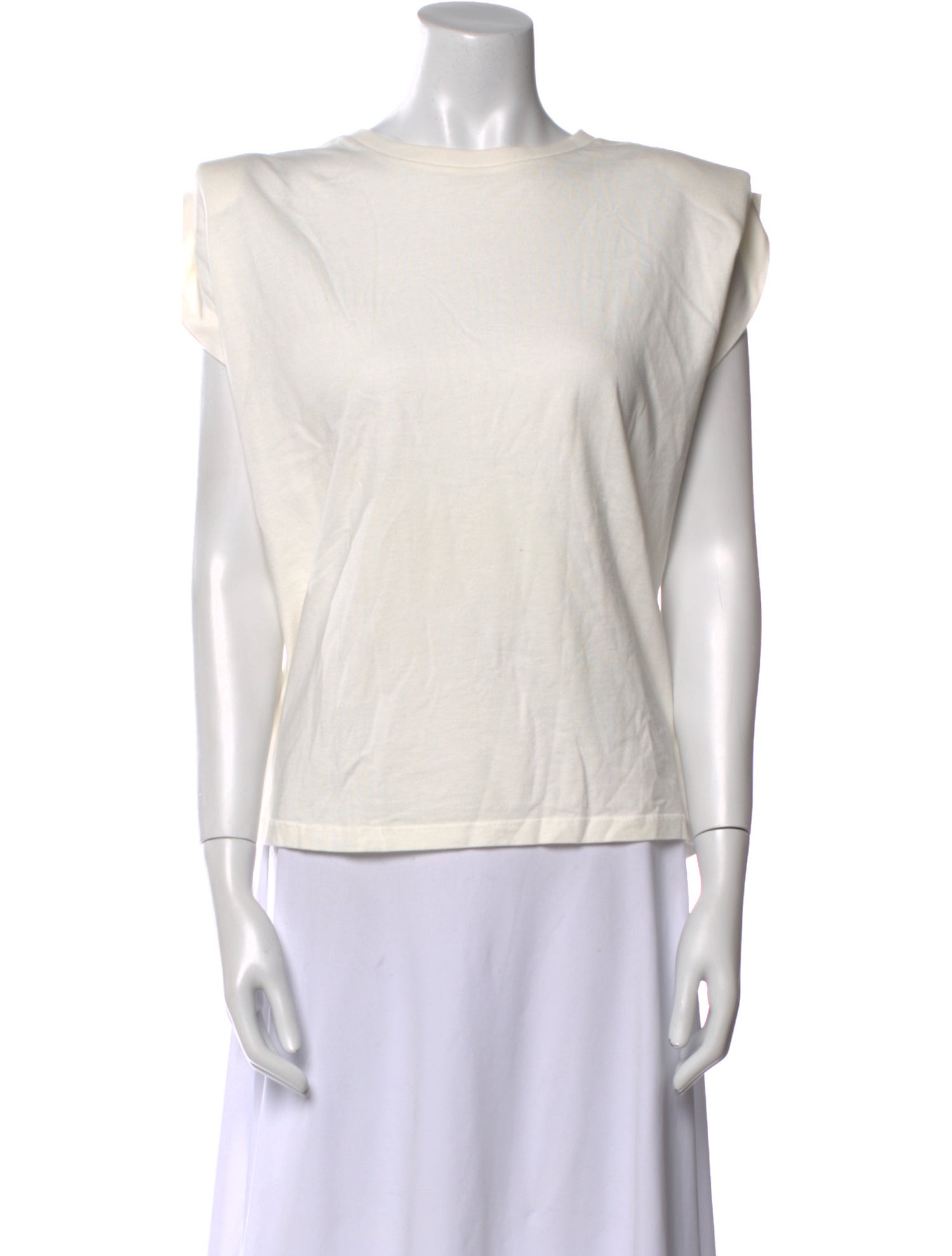 Anine Bing Bateau Neckline Short Sleeve Top