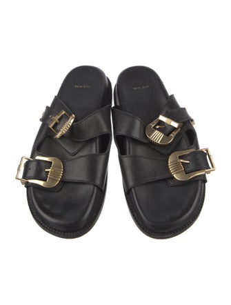 Anine Bing Leather Slides