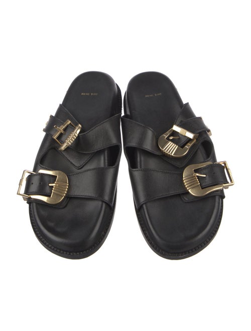 Anine Bing Leather Slides