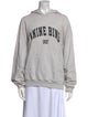 Anine Bing Graphic Print Crew Neck Sweatshirt